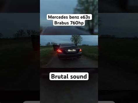 Mercedes Benz E S Amg Brabus Hp Brutal Sound Brabus Mercedes