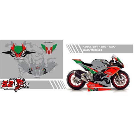 Kit déco personnalisable Aprilia RSV4 carenage selle