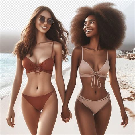 Psd De Mujeres Bikini Playa Plantillas Psd Gratuitas De Gran Calidad Para Descargar