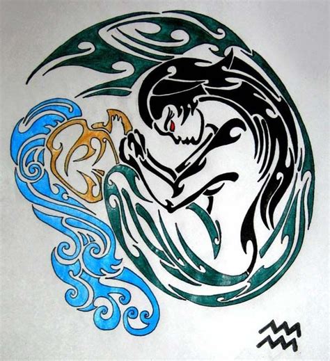 Aquarius Tattoo Gemini And Aquarius Astrology Aquarius Zodiac Signs