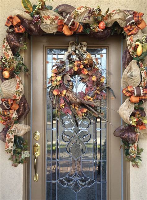 Pin By Barbara Quell On Wreath Summer Rustic Fall Decor Fall Garland