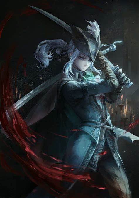 Bloodborne Lady Maria Of The Astral Clocktower Bloodborne Art Dark