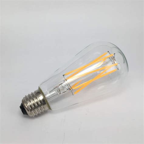 St64 E27 6w Filament Dimbaar 2400k Outlet Led