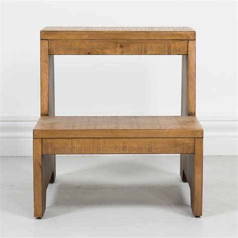 Wood Finn Stepping Stool | Magnolia