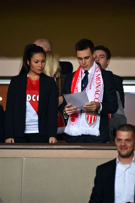 Photo Louis Ducruet Et Sa Compagne Marie Au Stade Louis Ii Lors De La