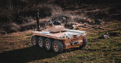 Turkish Made Unmanned Land Vehicle Kapgan Test Fires Successfully