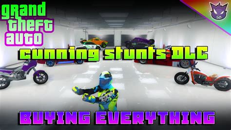 GTA Online Cunning Stunts DLC Buying Everything PS4 YouTube