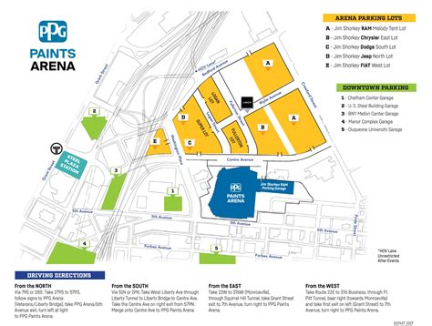 Directions & Parking | PPG Paints Arena