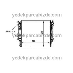 JAGUAR SU RADYATÖRÜ S TYPE XF XJ YAĞ SOĞUTUCULU C2C1448 C2C36506