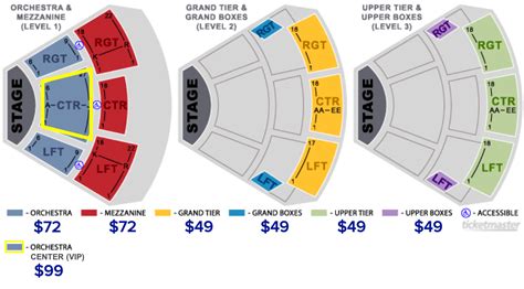 Mann Music Center Detailed Seating Chart Elcho Table