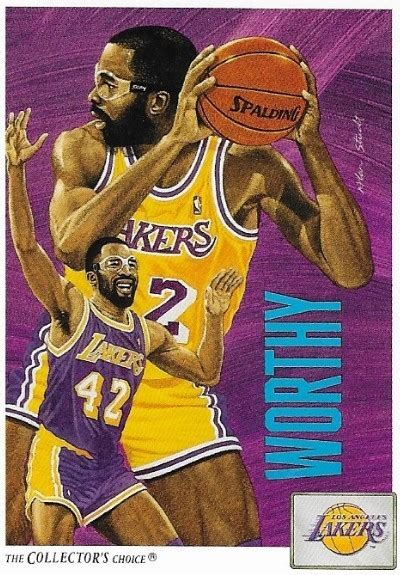 Worthy James Los Angeles Lakers Upper Deck Basketball