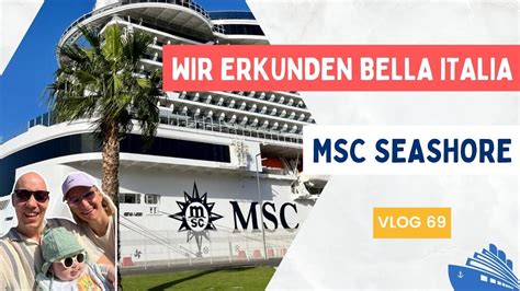 Msc Kreuzfahrt Mit Baby Civitavecchia Palermo Vlog Youtube