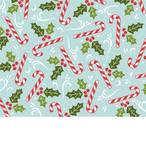 Candy Cane Love Christmas Digital Backdrop – Squijoo.com