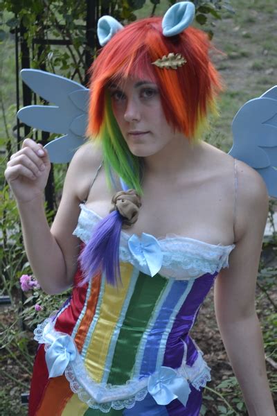 647214 Safe Artist Tenshi Cosplay Derpibooru Import Rainbow Dash