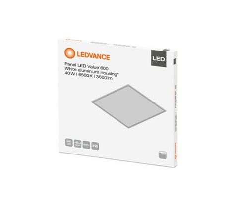 LEDVANCE PANEL LED VALUE 40W 6500K 600X600 WT Nova Business Company