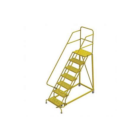 Rolling Ladder Steel Safety Angle 7 Step