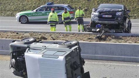 A Bei Odelzhausen Schwerer Unfall