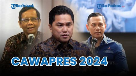 Survei Terbaru Elektabilitas Cawapres 2024 Erick Thohir Tertinggi