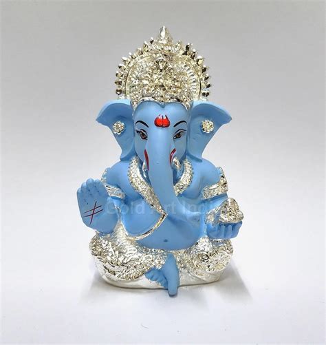 Buy Gold Art India 999 Silver Plated Idol For Ganesh Idol For Car