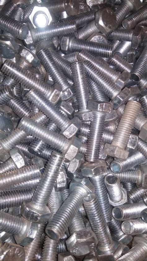 Broaching Hexagonal Nut Bolt Ss Ms Carbon Steel Nominal Nut Diameter