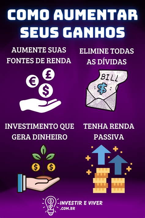 Aumente Seus Ganhos Financeiros Dicas De Investimentos Investimentos Investimento Dicas De