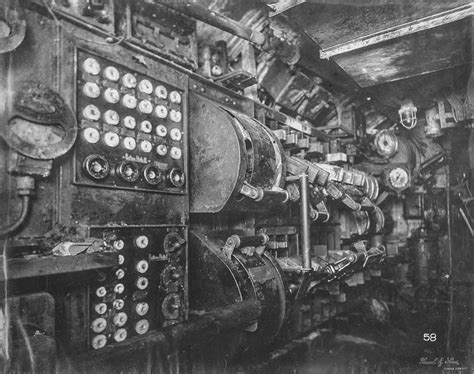 Rare Photographs Show The Interior Of The German Submarine Sm Ub 110