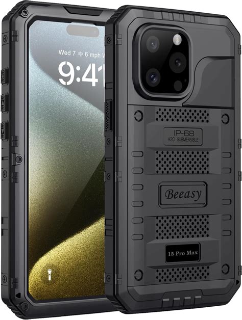 Beeasy F R Iphone Pro Max H Lle Wasserdicht Outdoor Sto Fest Metall