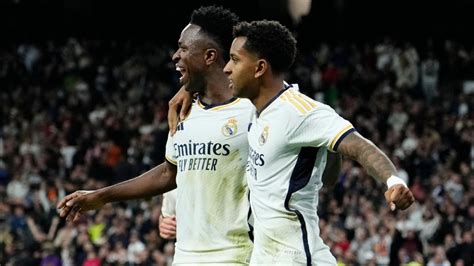 Vinicius Jr And Rodrygo Bag Braces As Five Star Real Madrid See Off