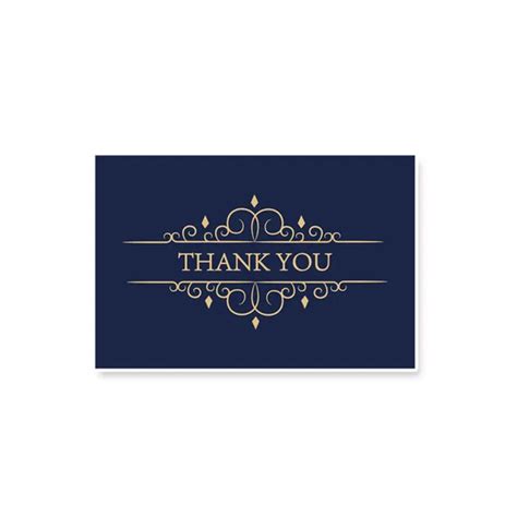 Aliexpress Buy Creative Thank You Cards Bulk Notes Navy Blue