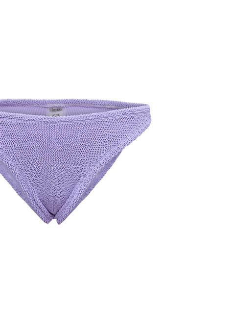 Hunza G Jean Bandeau Bikini In Purple Modesens