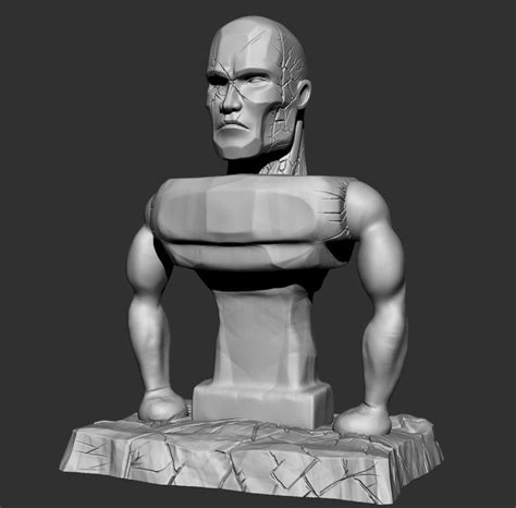 Giga Chad Stone Statue 3D print STL 3D model 3D printable | CGTrader