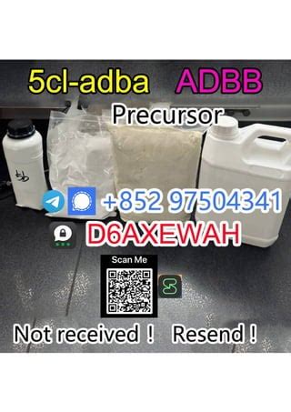 5CLADB Precursor 5cl Adb A 5cl Adb Raw Materials Cas 137350 66 4 PDF