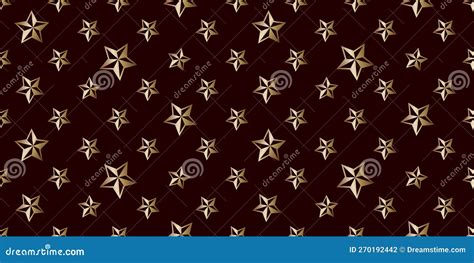 Gold Star Seamless Pattern for Background, Greeting Card, Packaging ...