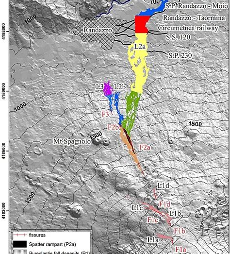 Etna La Colata Lavica Del A Randazzo