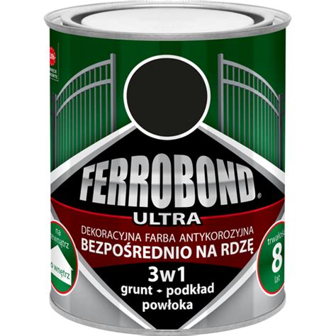 Farba antykorozyjna FERROBOND ULTRA półmat zielony RAL 6005 0 7 l