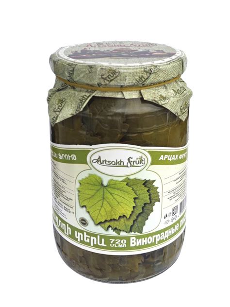 Оптовая продажа Виноградные листья Artsakh Fruit маринованные 720мл ...