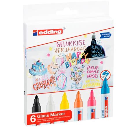 Edding 95 Glass Marker Set VBS Hobby