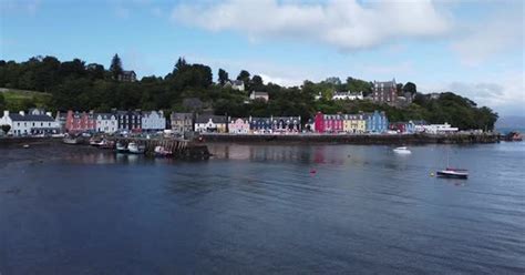 Balamory Tobermory Fishing Village on Isle of Mull Inner Hebrides West ...