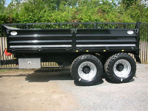 12T Dropside Tipping Trailer PF Trailers Prefab Engineering