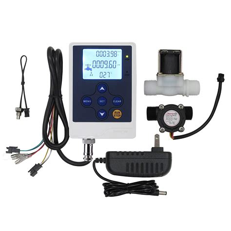 Digiten Water Flow Control Meter Lcd Display Controller G1 2 Water Hall Sensor Flow Meter