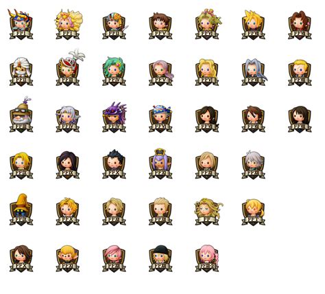 The Spriters Resource Full Sheet View Theatrhythm Final Fantasy