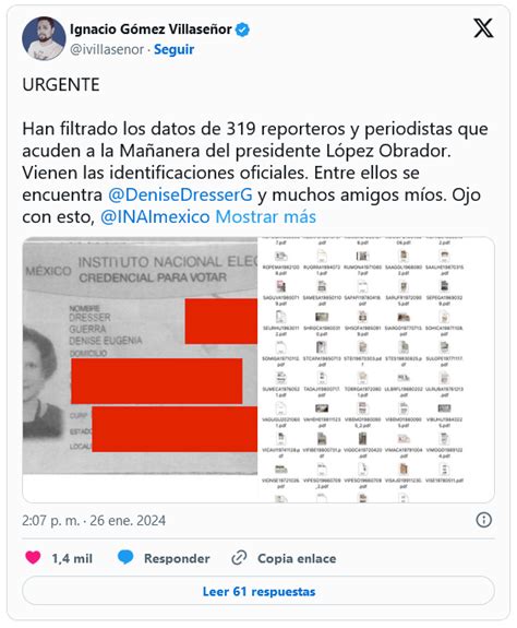 Filtran Datos De Más De 300 Periodistas De Las Mañaneras De Amlo