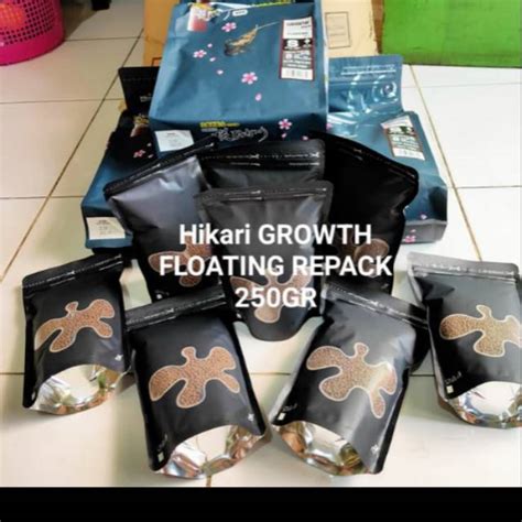 Jual PELET SAKI HIKARI GROWTH FLOATING SINKING REPACK 250gr LOUHAN