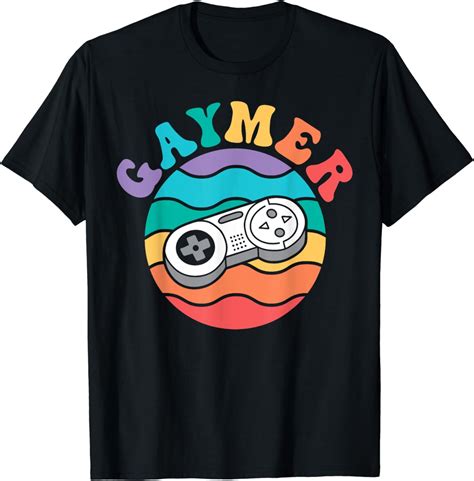 Gaymer Video Game Rainbow Pride Month Lgbtq Gay Pride Parade T Shirt