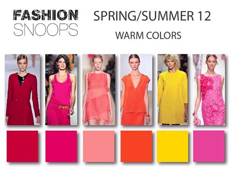 Costume Textile And Fashion: Colours for Spring 2012