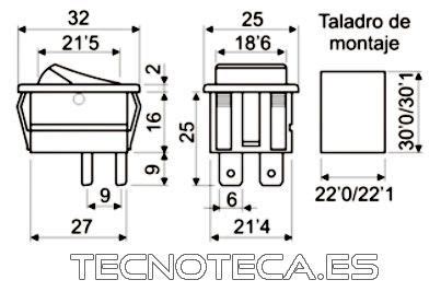 Interruptor Basculante Circuitos Posiciones Tecnoteca