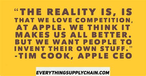 Tim Cook Quotes CEO Apple - Supply Chain Today