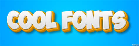 Cool Fonts Text Effect and Logo Design Font