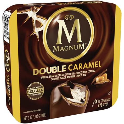 Magnum Double Caramel Ice Cream Bars 3ct Hy Vee Aisles Online Grocery