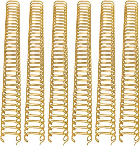 Amazon 100 Pcs Twin Loop Wire Binding Spines 120 Sheet Capacity